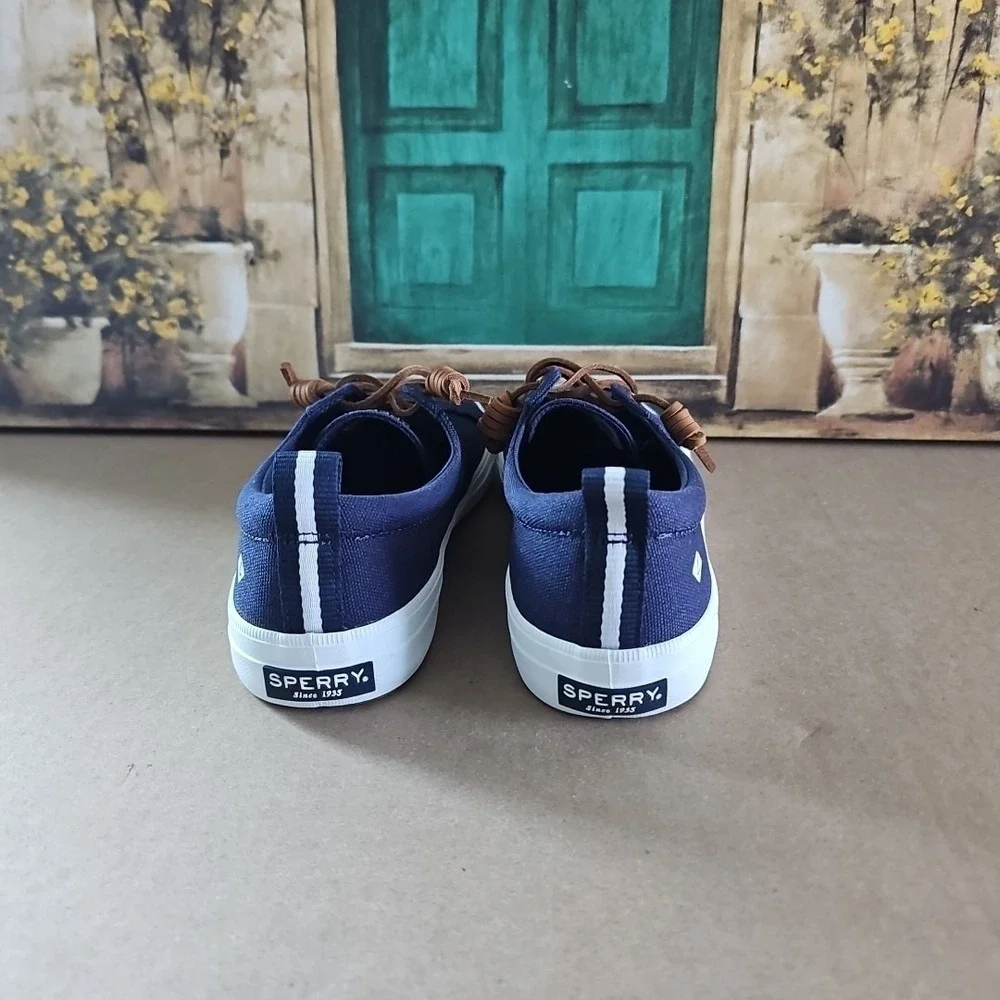 Sperry Women's‎ Crest Vibe | Linen Navy | Size 8.5 STS98642